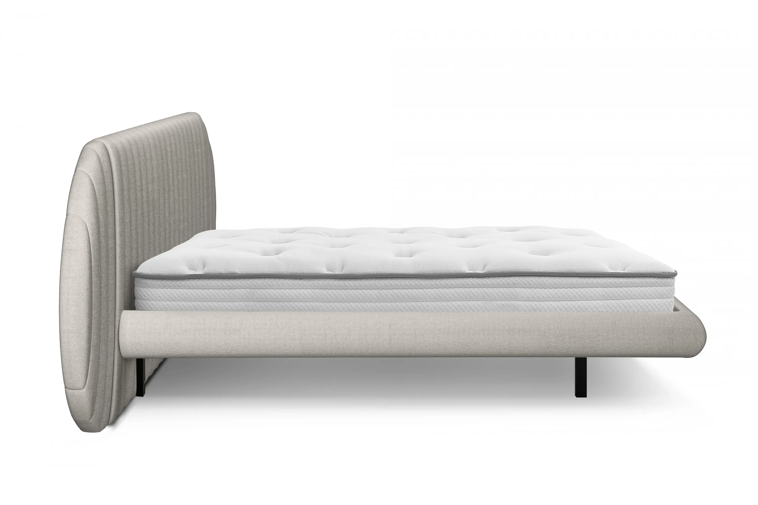 Łóżko Galin lewitujące / 160x200 / Leo 03 - kremowy - B_158529