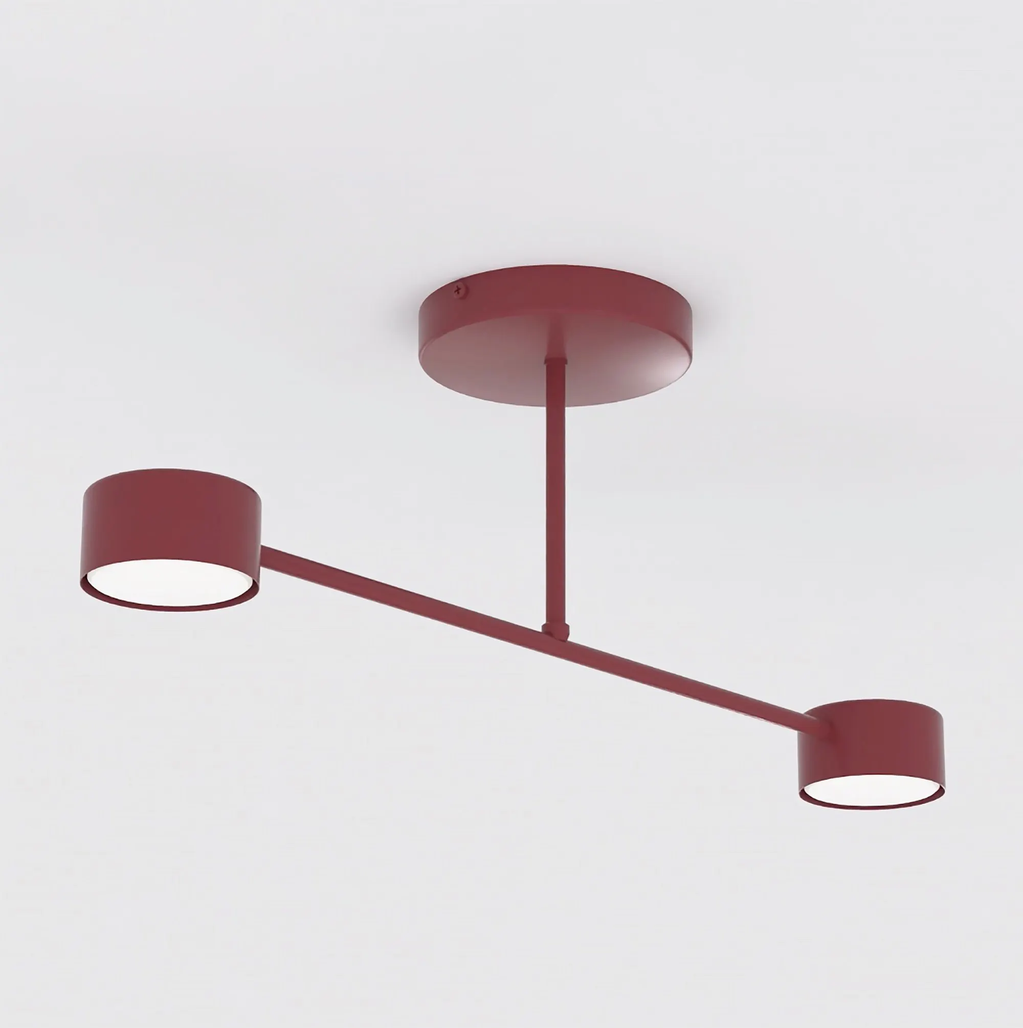 Lampa sufitowa HALO 2 BURGUNDY burgundowy - 1681/2