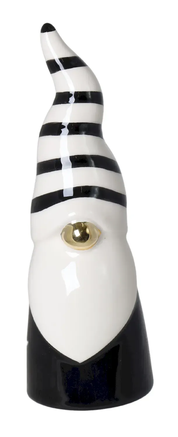 Skrzat z czapką w paski MAŁY 68015 czarny Skrzat z czapką w paski MAŁY 68015 czarny