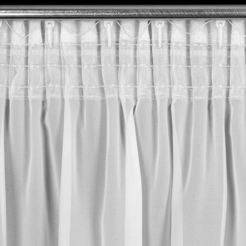 FIRANA GOTOWA ARLETA NA TAŚMIE 350 X 270 CM BIAŁY — zdjęcie 10