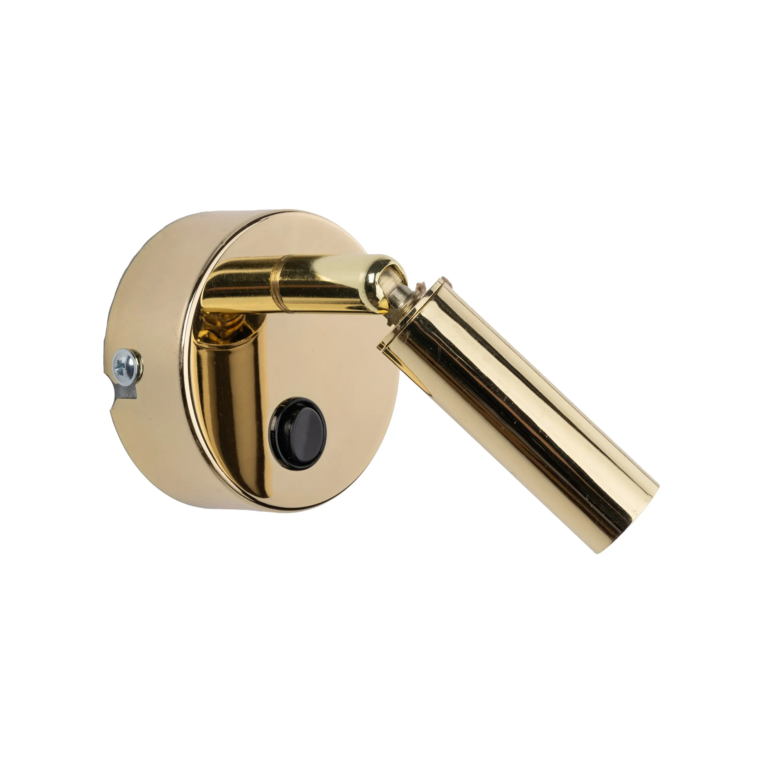 Kinkiet ENZO złoty z włącznikiem regulowany 15x11x8cm - TK_1372