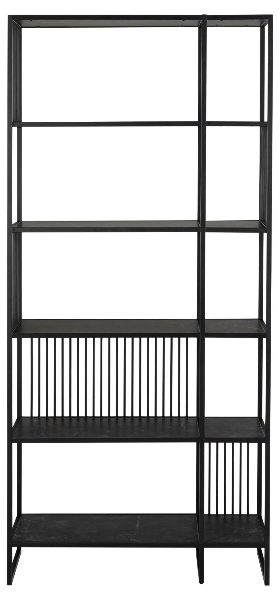 Regał metalowy STRINGTON 85x185 czarny — zdjęcie 4