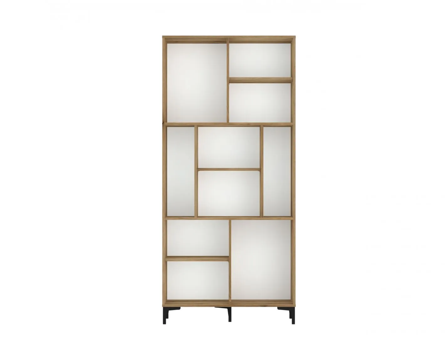 Regał RICKO RIKR01 Biały, Dąb Coast - 6000000013206