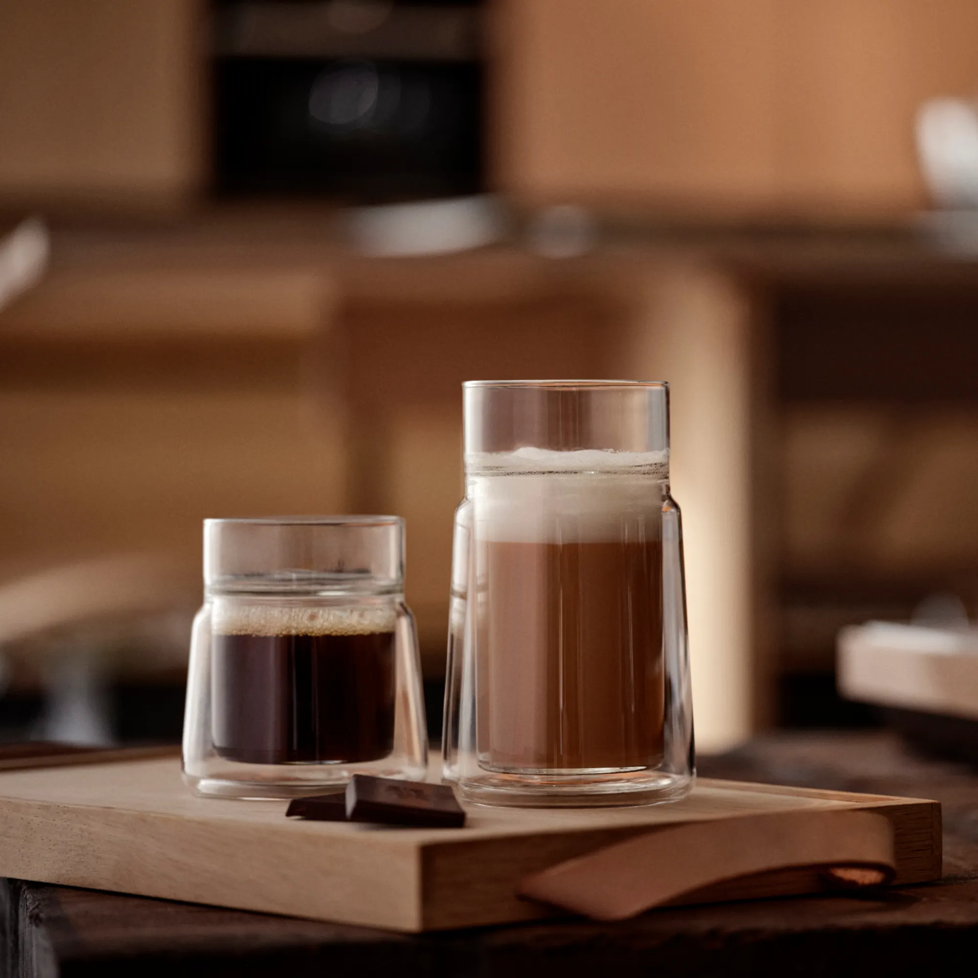 kawa, kieliszek, szklanka, czarna kawa, stojak