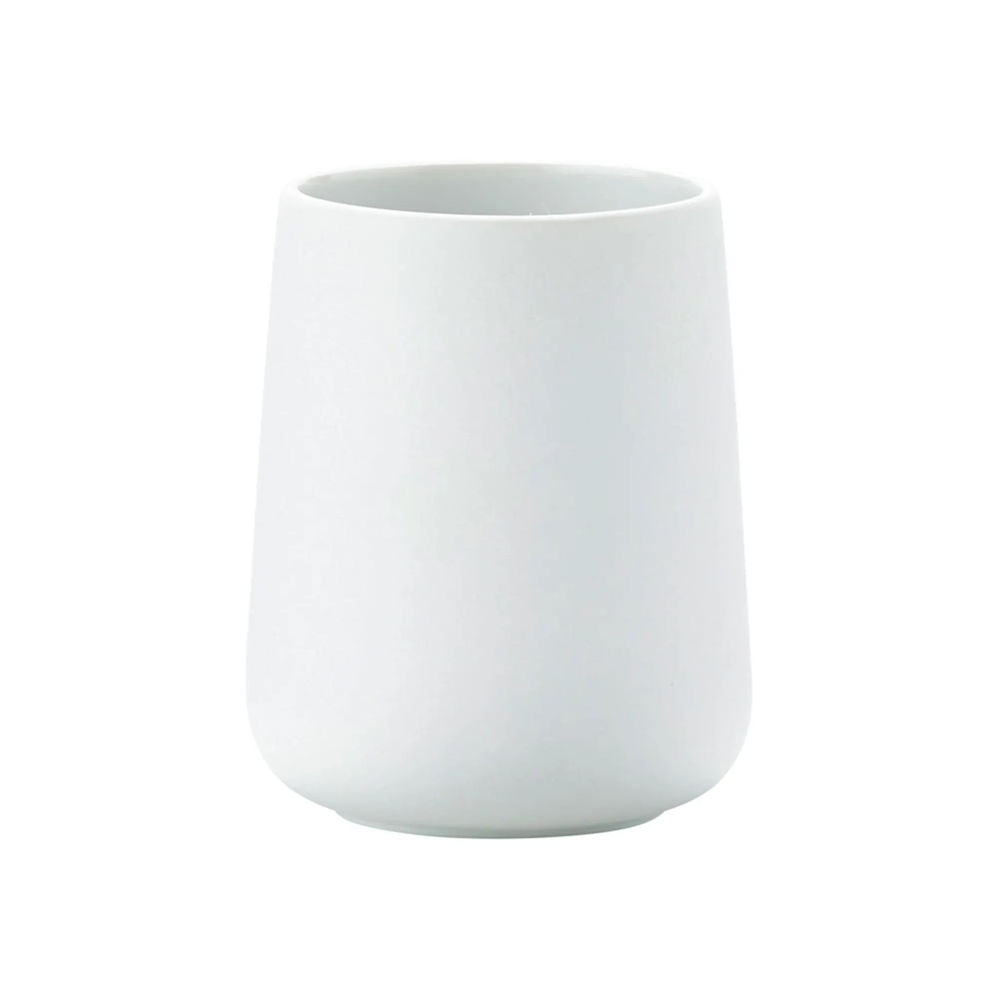 Kubek łazienkowy porcelanowy NOVA biały