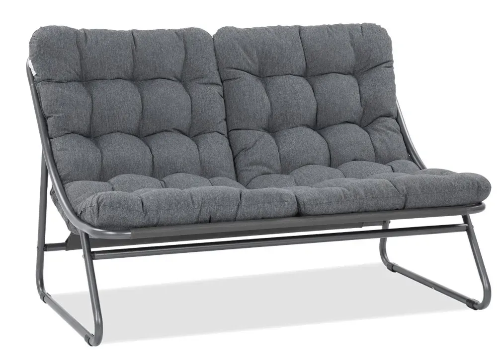 Zestaw mebli ogrodowych VISTA CAFFE 4-set stalowy ciemnoszary - FG005748