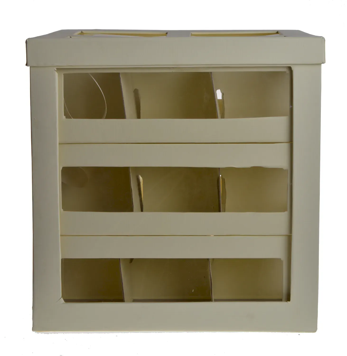 Pudełko na 27 bombek bezowe Pudełko na 27 bombek bezowe