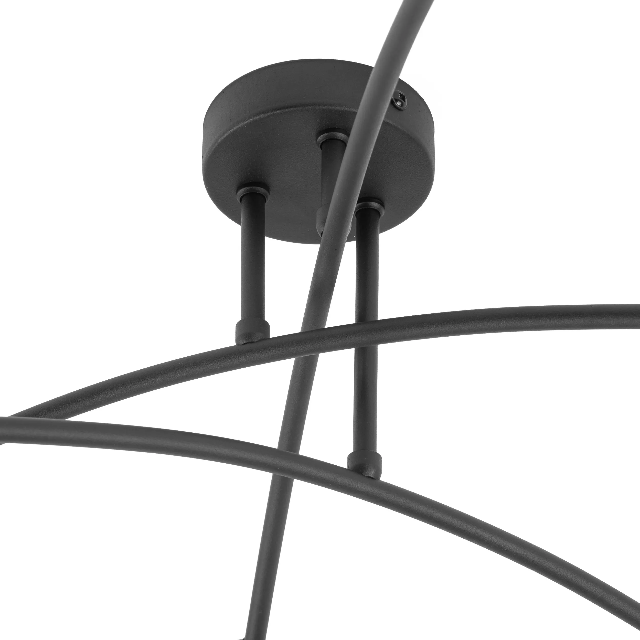 Lampa sufitowa HELIX czarna metalowa 62x26cm - TK_4679