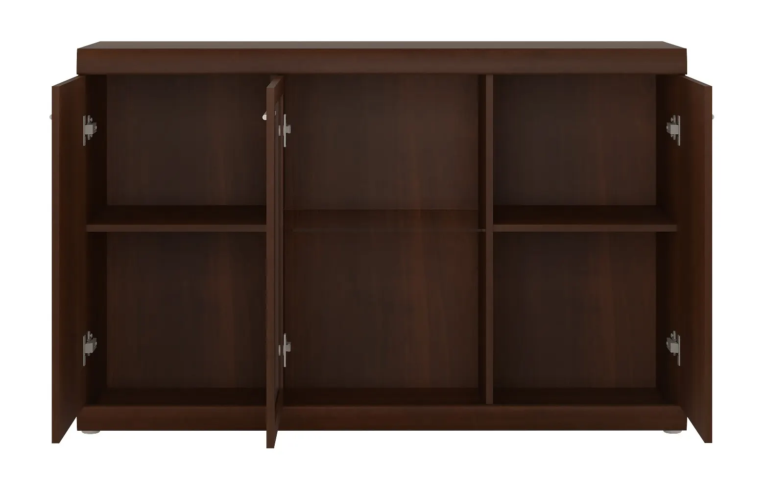 Komoda z witryną 3-drzwiowa IMPERIAL TYP 42 Orzech - 6001011000111