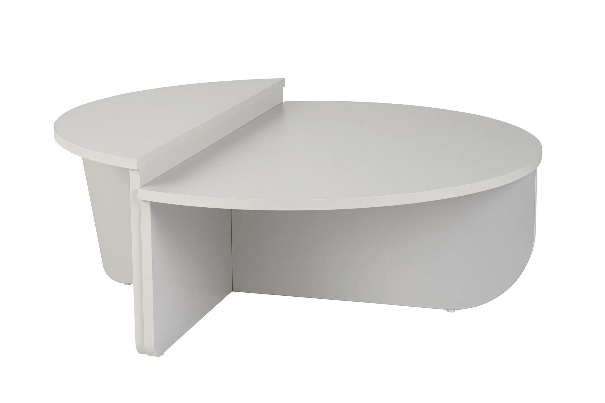 Stolik kawowy 2-elementowy ORION 90x90 cm szary Stolik kawowy, Meble, Tabela, Biurko, Recepcja