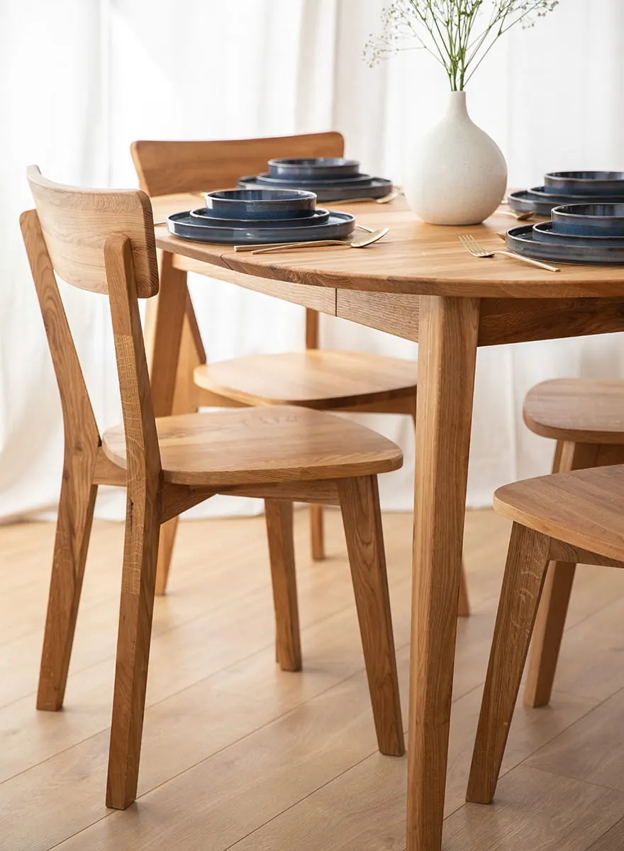 Krzesło drewniane LEON dąb olejowany - KULKLD