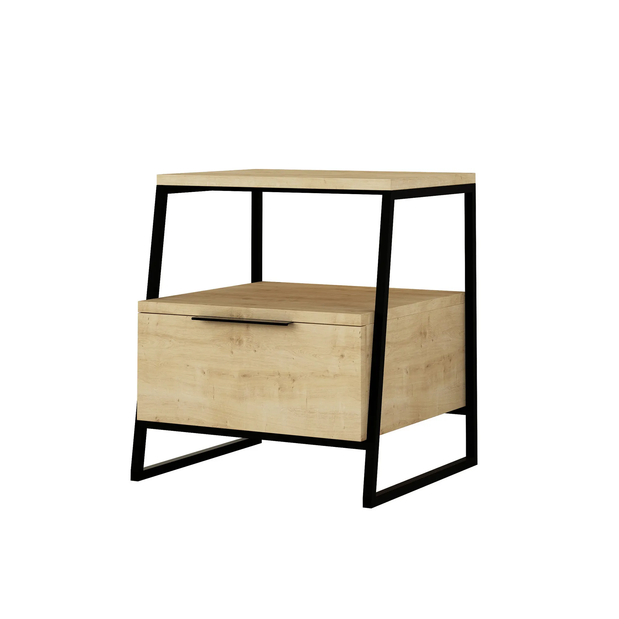 Szafka nocna 1-drzwiowa PAL 45 cm efekt dębu