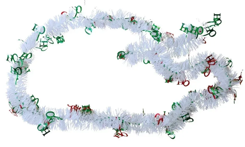 Łańcuch choinkowy CHOINKOWY 6697 biało-czerwono-zielony Łańcuch choinkowy CHOINKOWY 6697 biało-czerwono-zielony