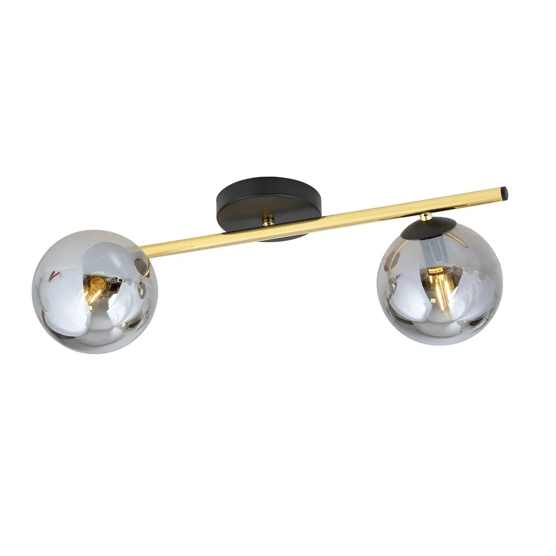 Lampa sufitowa  SPLENDI Czarny,Złoty 1246/2