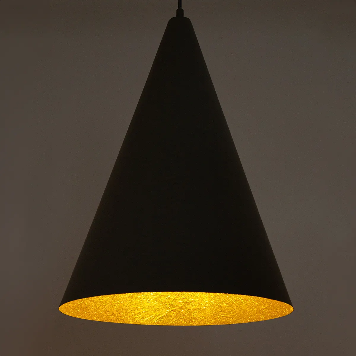 Lampa wisząca VESUVIO S czarno-złota - SI_41036
