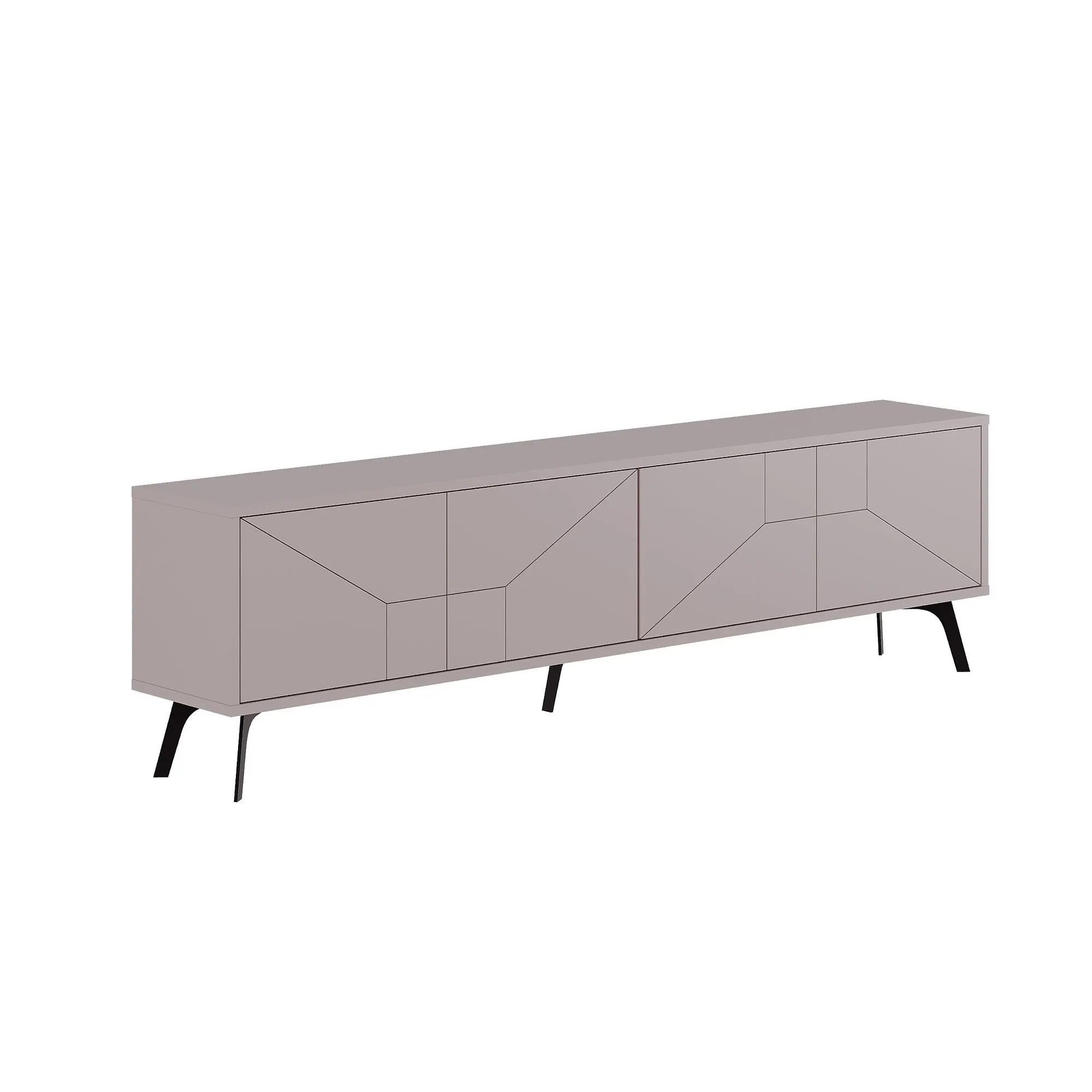 Szafka RTV 4-drzwiowa DUNE 180 cm kaszmirowa Szafka RTV 4-drzwiowa DUNE 180 cm kaszmirowa