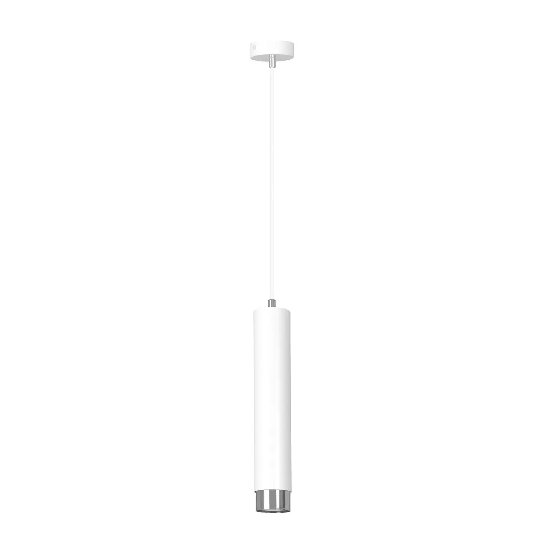 Lampa wisząca KIBO 1 biały chrom