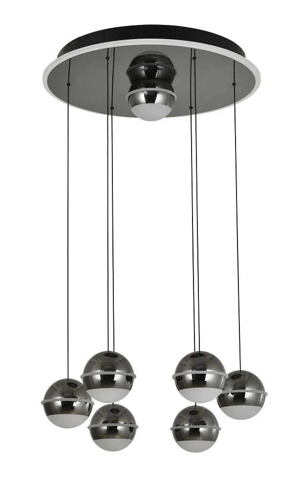 image lampa wisząca, pendant, metaliczna, kule, zestaw kulek