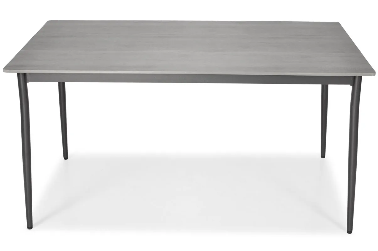 Stół ogrodowy BOSANO 90x150- szary - FE5906948123915