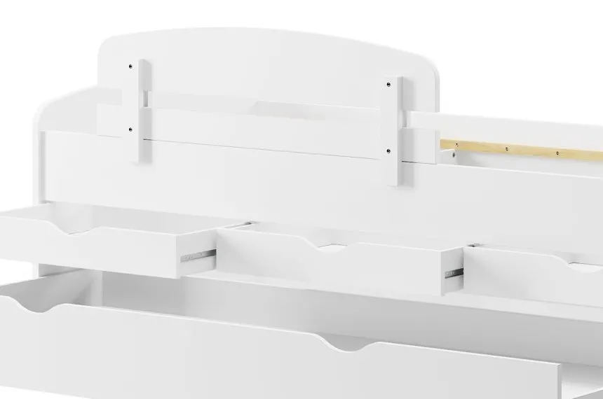 Barierka ochronna do łóżka NICOLE 2 biała 105x36cm - TH-100-1323