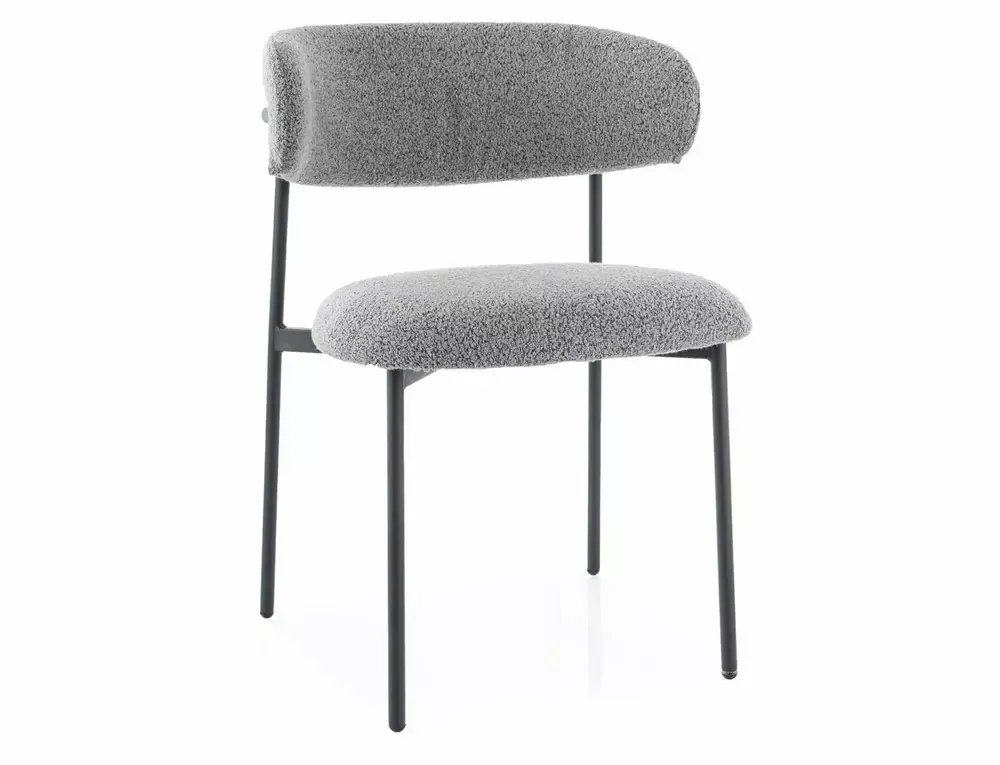 Krzesło ELTON szare TAP.232, czarny stelaż Krzesło ELTON szare TAP.232, czarny stelaż