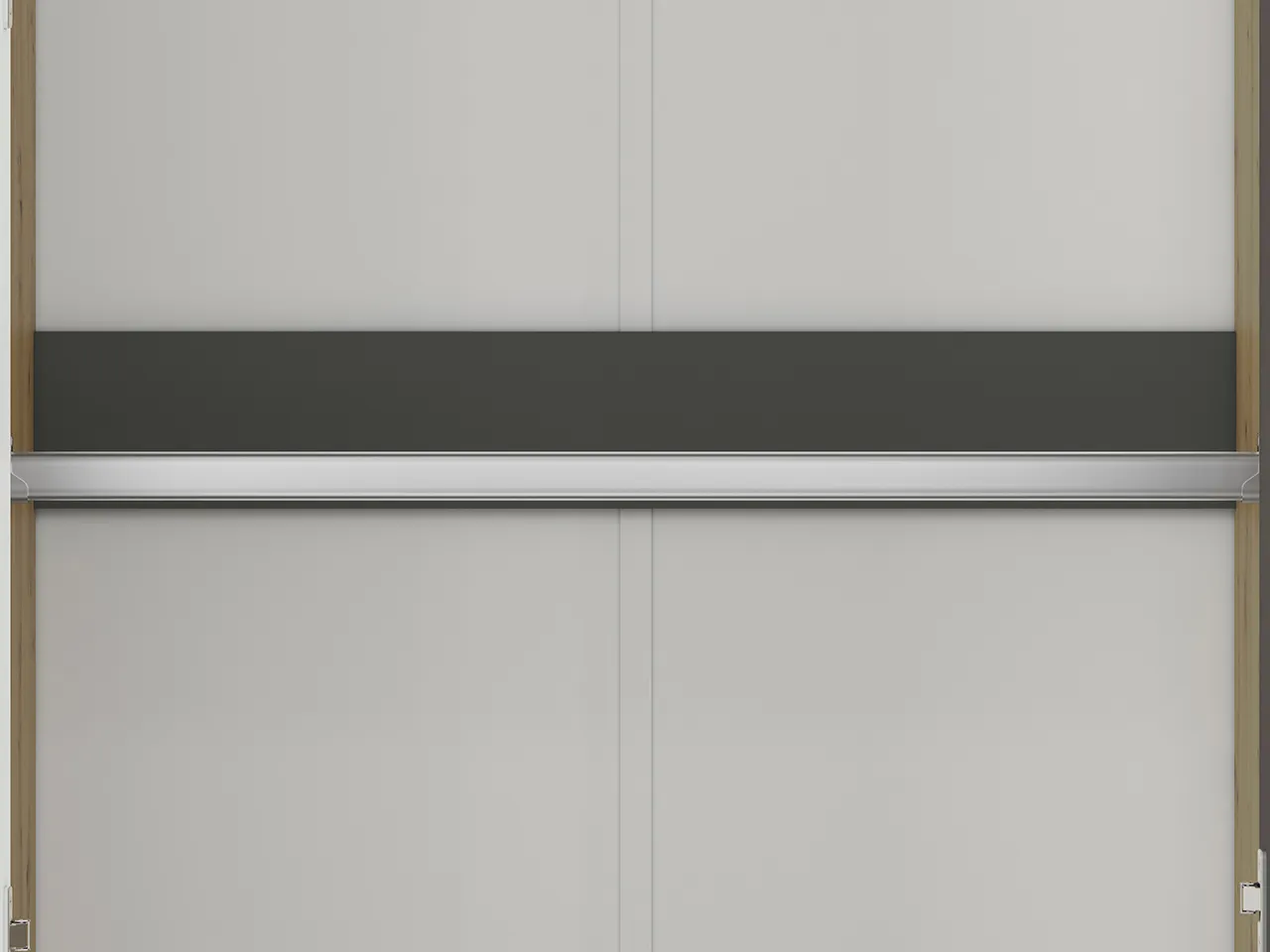 Szafa 3-drzwiowa FINI 02 biały, antracyt, dąb artisan - 1FINI02-001