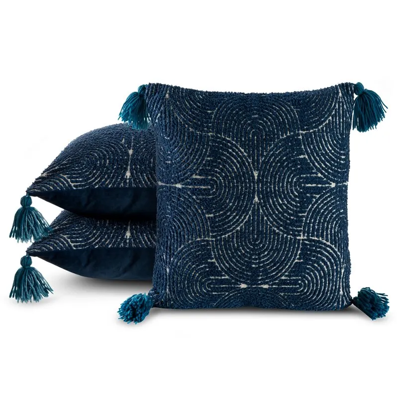 POSZEWKA SAVA 45 X 45 CM GRANATOWY - EU_440087