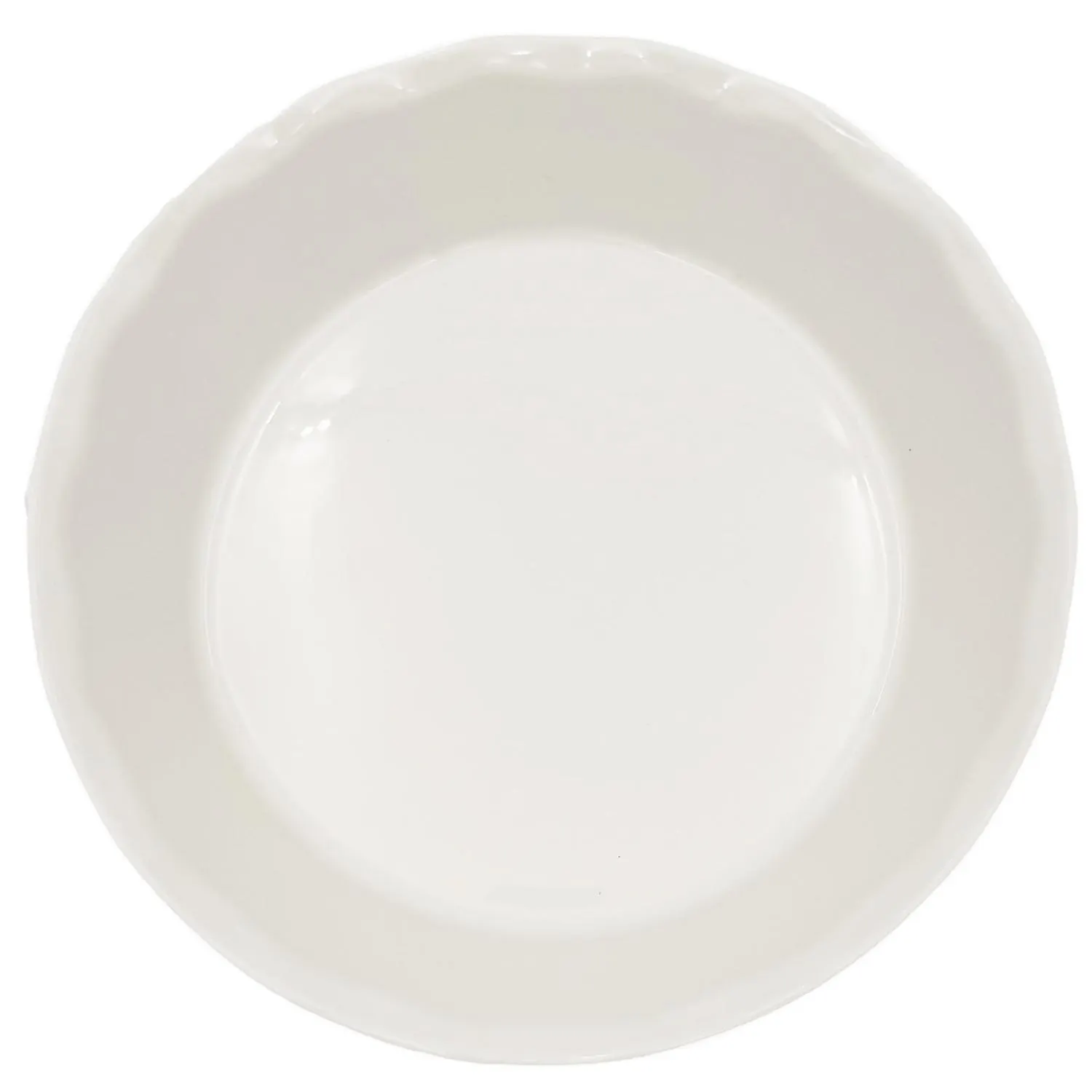 talerz, biały, ceramiczny, płaski, okrągły