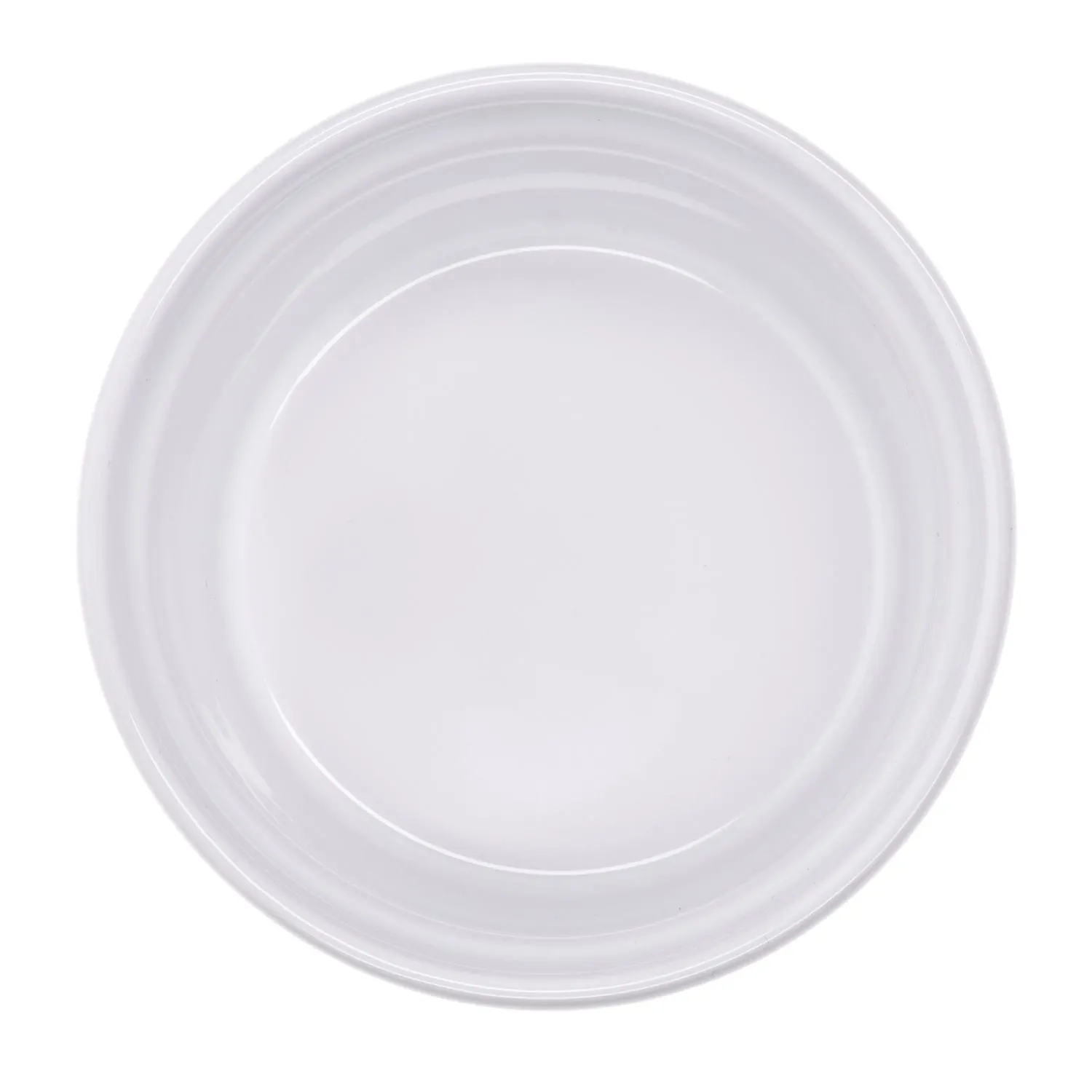 talerz, ceramiczny, biały, płaski, zestawowy
