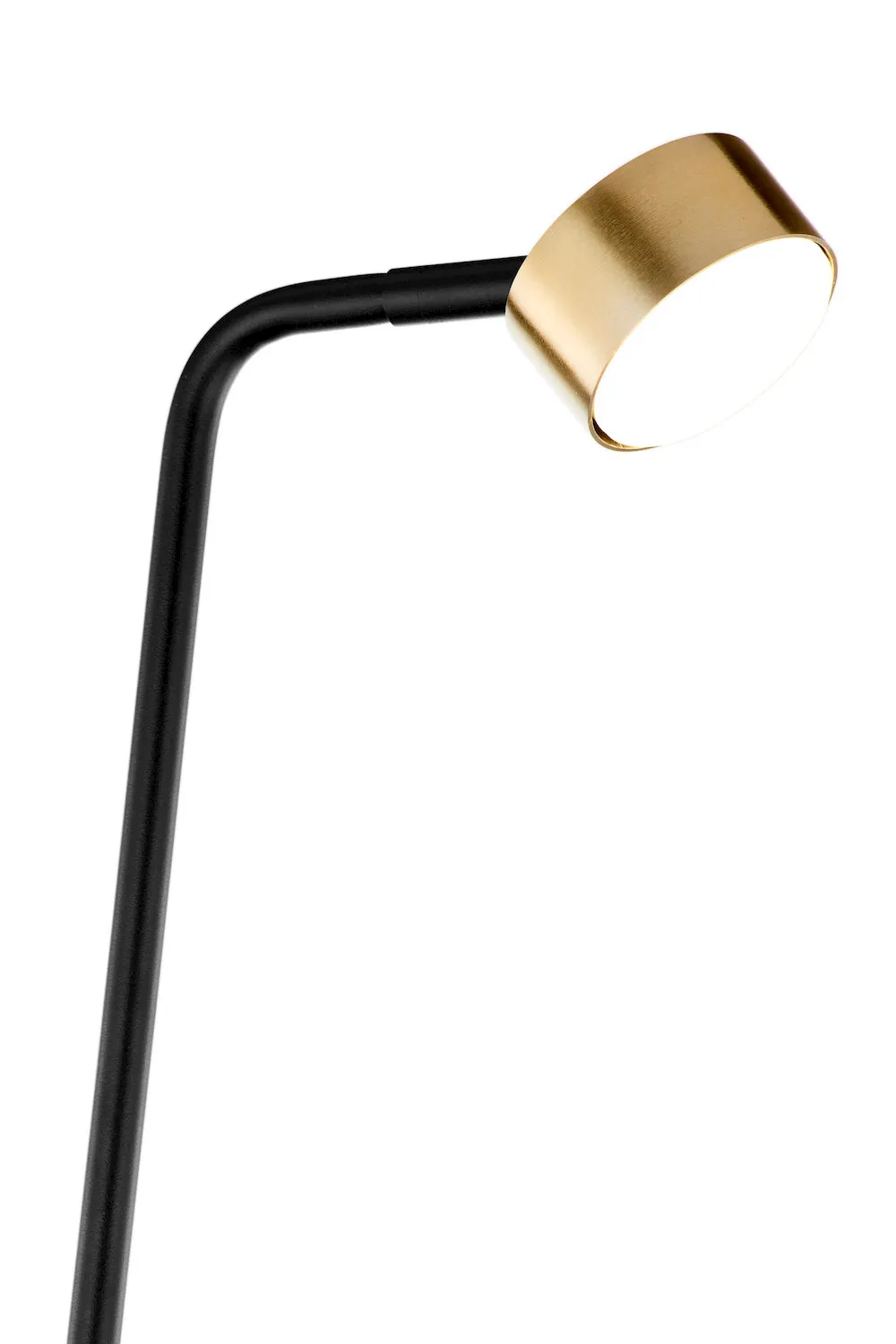 lampa stołowa, konstrukcja metalowa, kolor czarny, metalowy klosz, minimalistyczny design