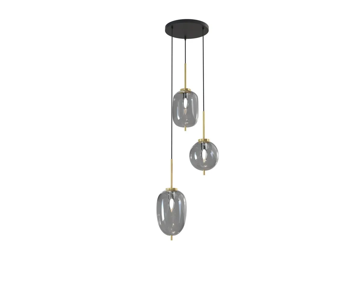 BELLEVILLE - Lampa wisząca trójka BELLEVILLE - Lampa wisząca trójka