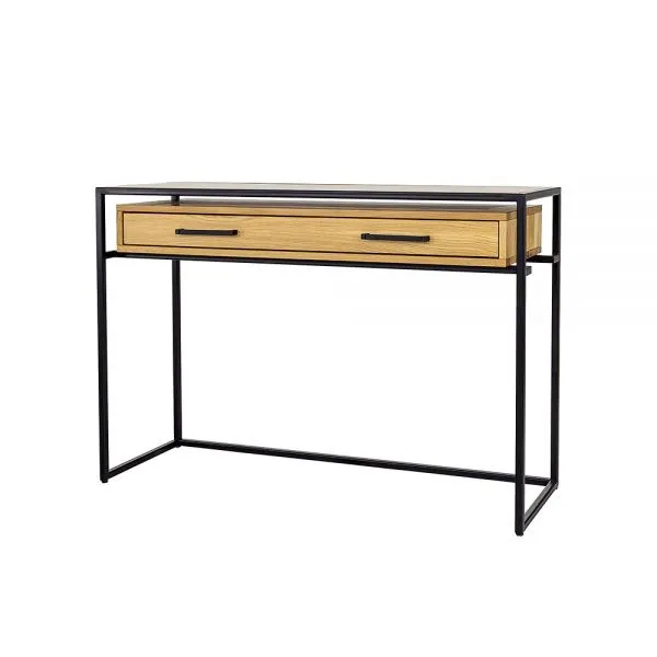 Toaletka metalowo - dębowa LT370 Naturalny DREWMAX — zdjęcie 3