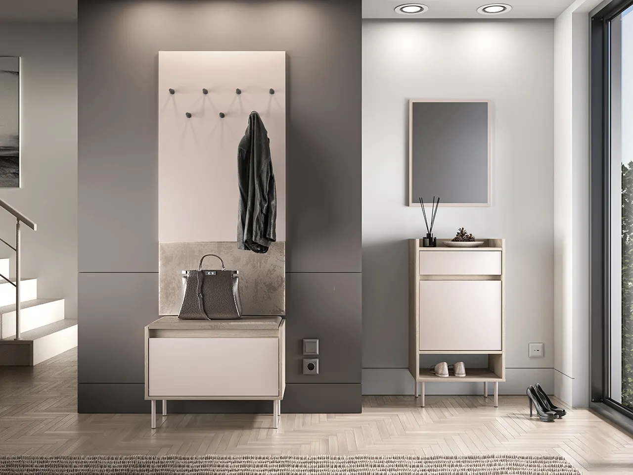 Wieszak tapicerowany VOCO 70x140 kaszmirowy - 1VOCO08-001