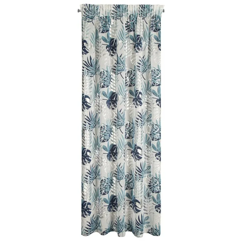 FIRANA GOTOWA MALTA NA TAŚMIE 140 X 270 CM GRANATOWY - EU_434003