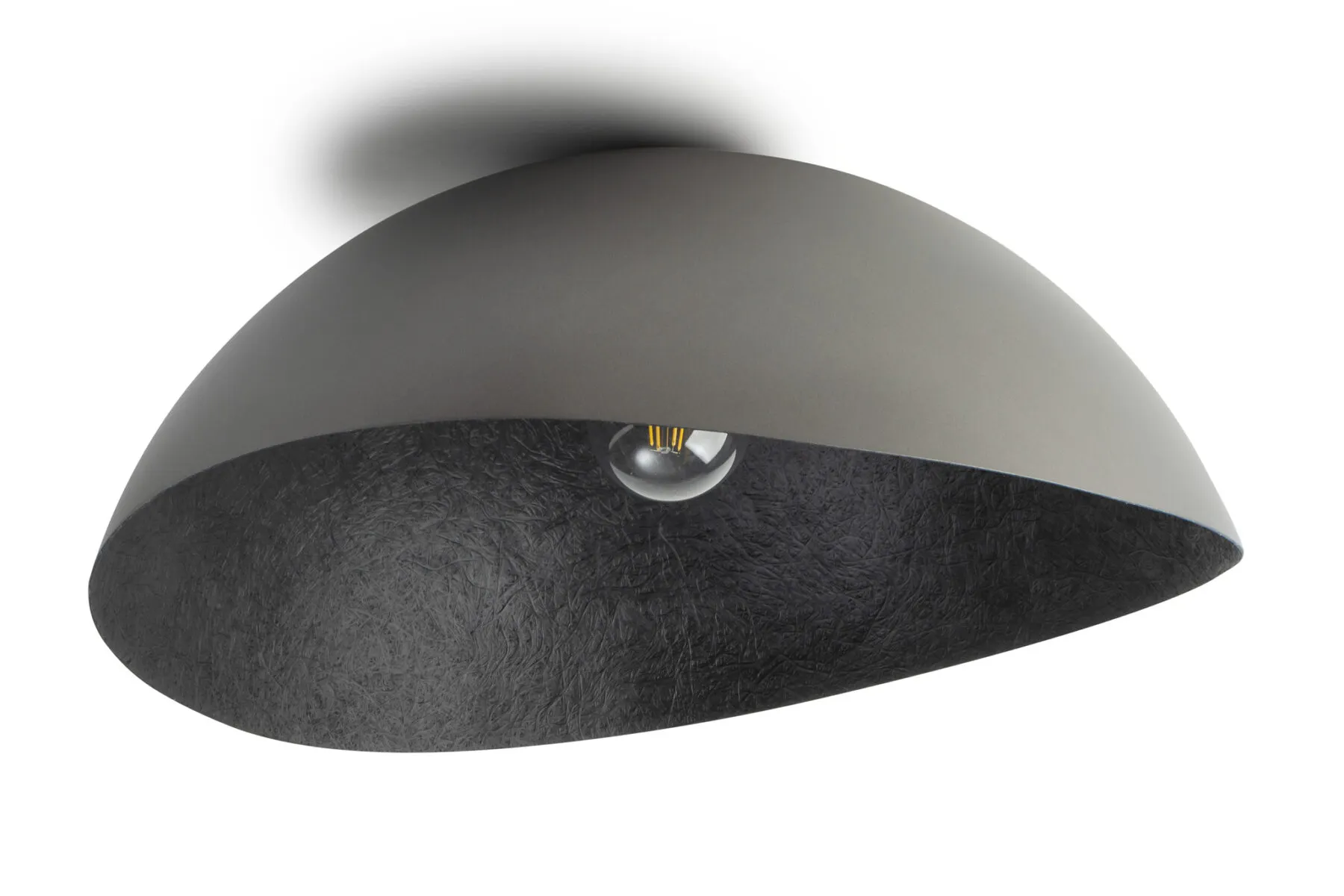 Lampa sufitowa/plafon SOLARIS XL srebrno-czarny