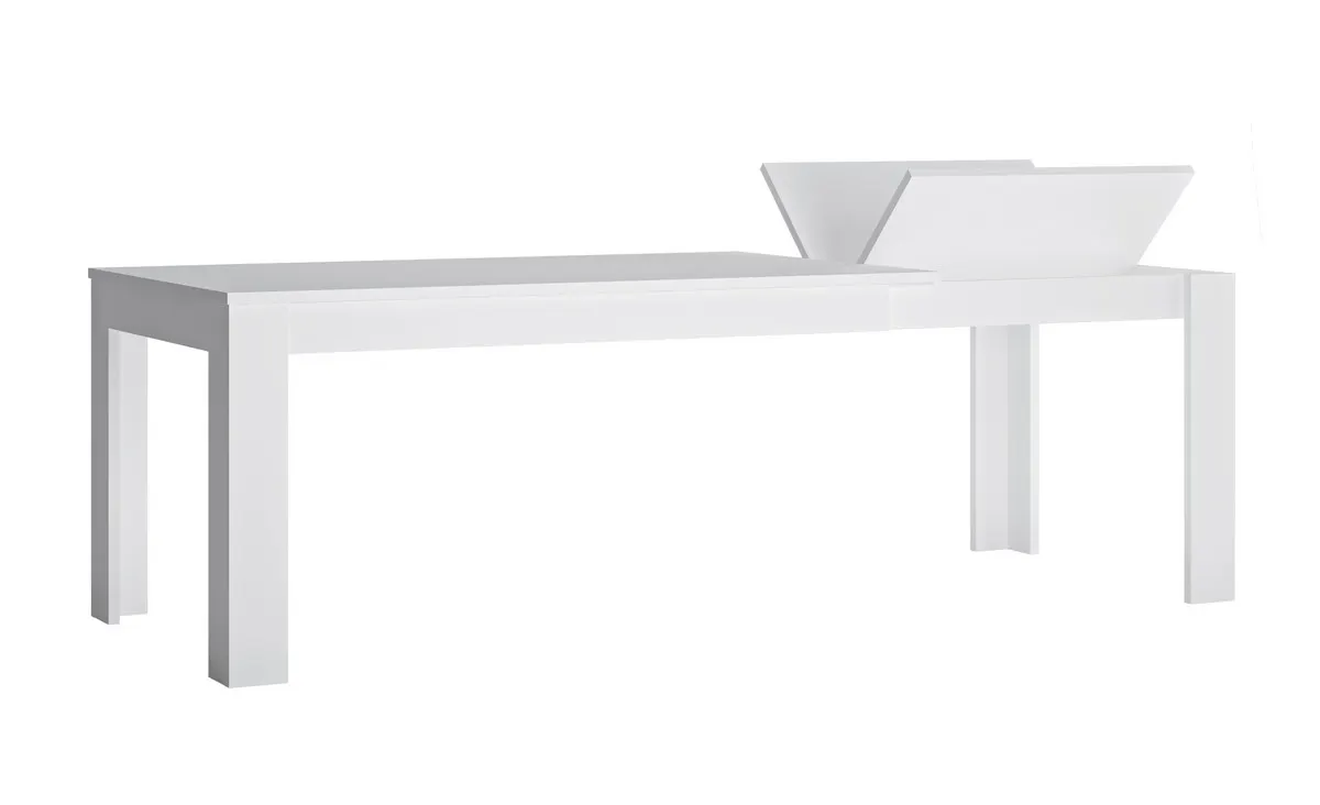 STÓŁ MWST06 160-235X90 BIAŁY PET HG/BIAŁY ALPIN Wójcik — zdjęcie 2
