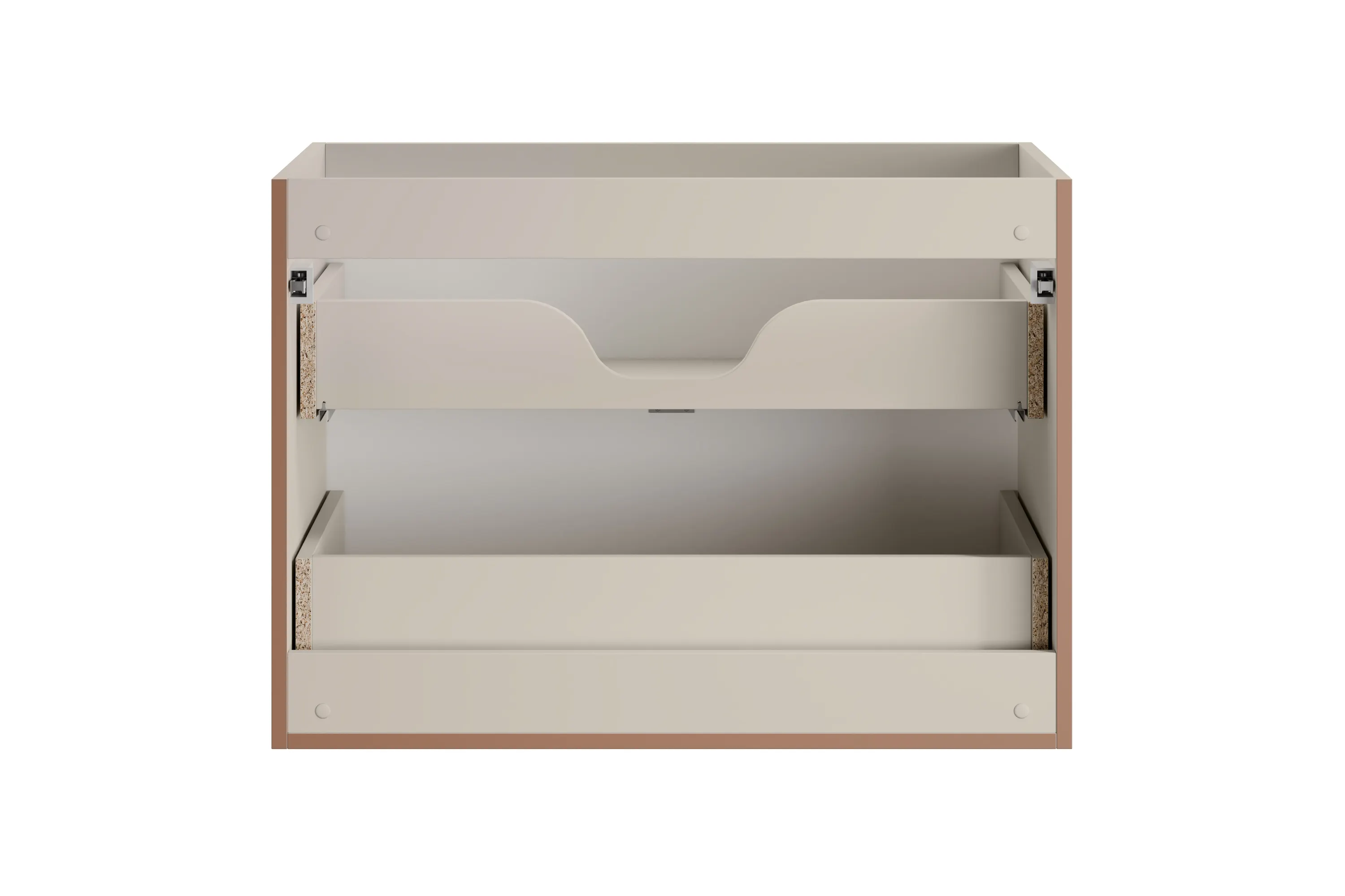 Szafka wisząca pod umywalkę BELLA CASHMERE 80 cm z szufladami - BELLA_CASHMERE_82-80-46-2S