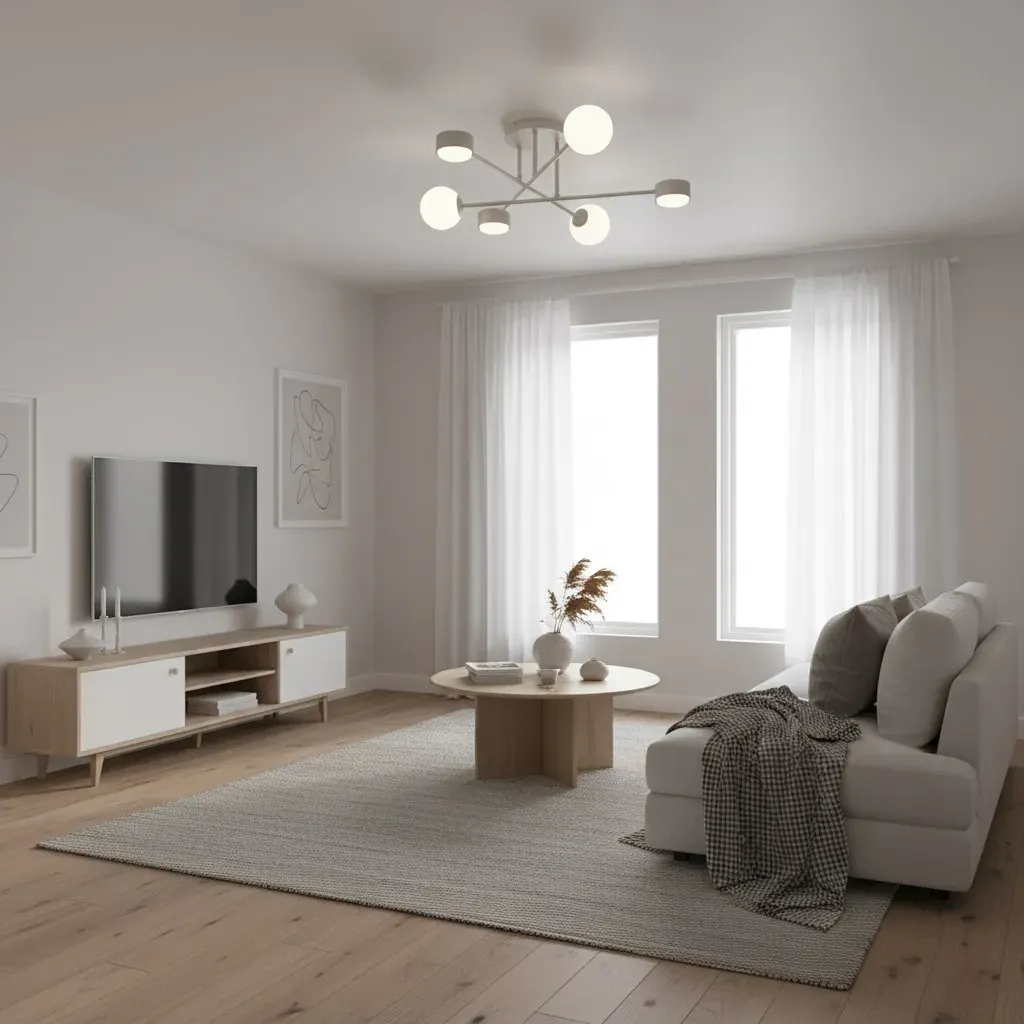 Lampa sufitowa HOLON 6 szara - 1561/6