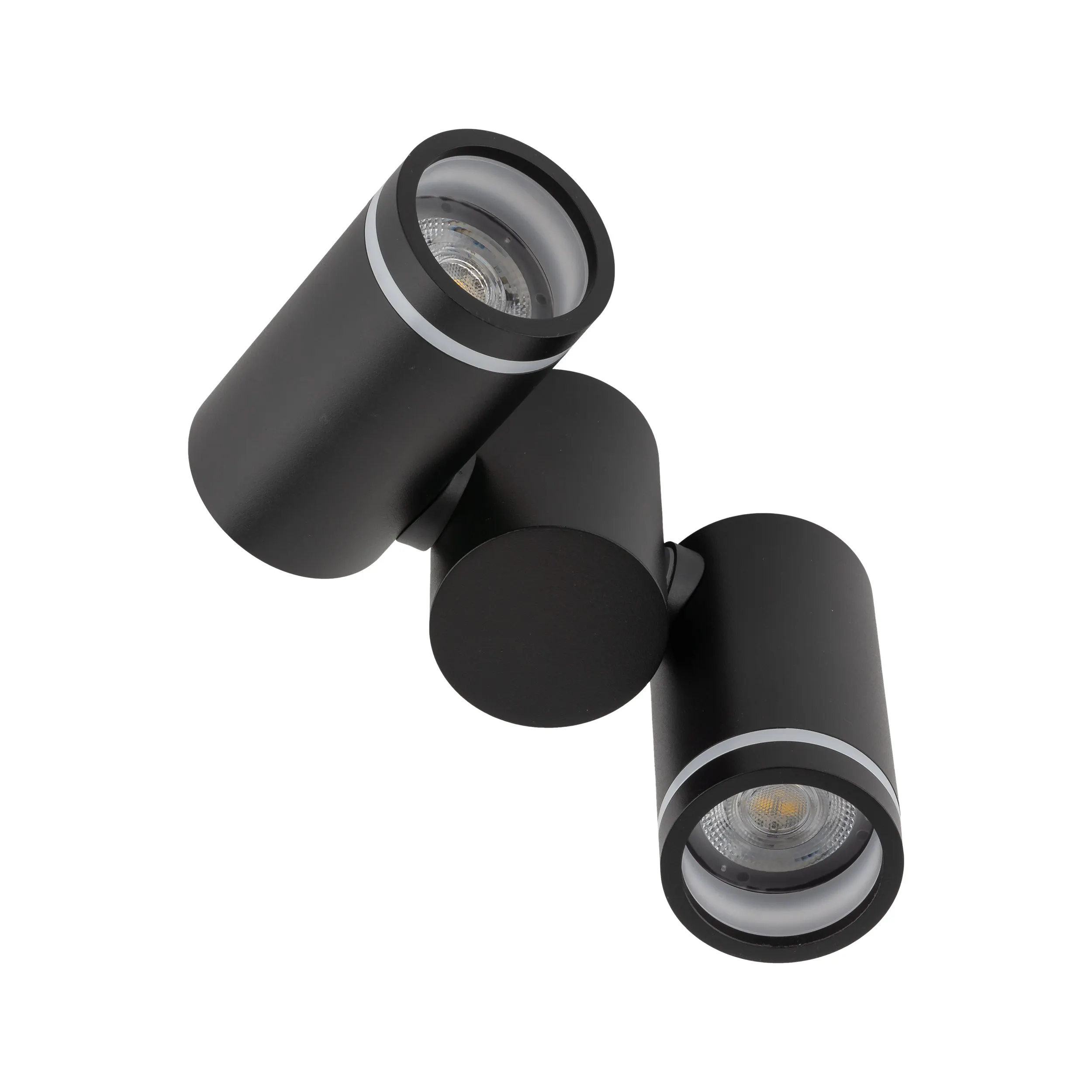 Plafon / Kinkiet JET czarna podwójna regulowana - TK_4539