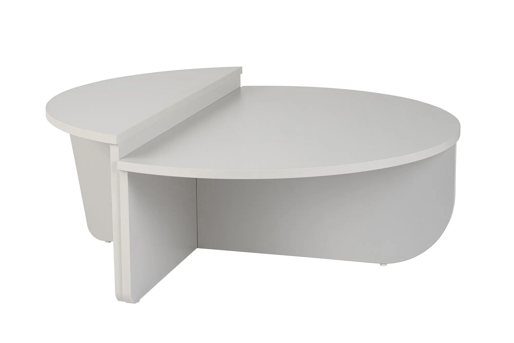 Stolik kawowy 2-elementowy ORION 90x90 cm biały