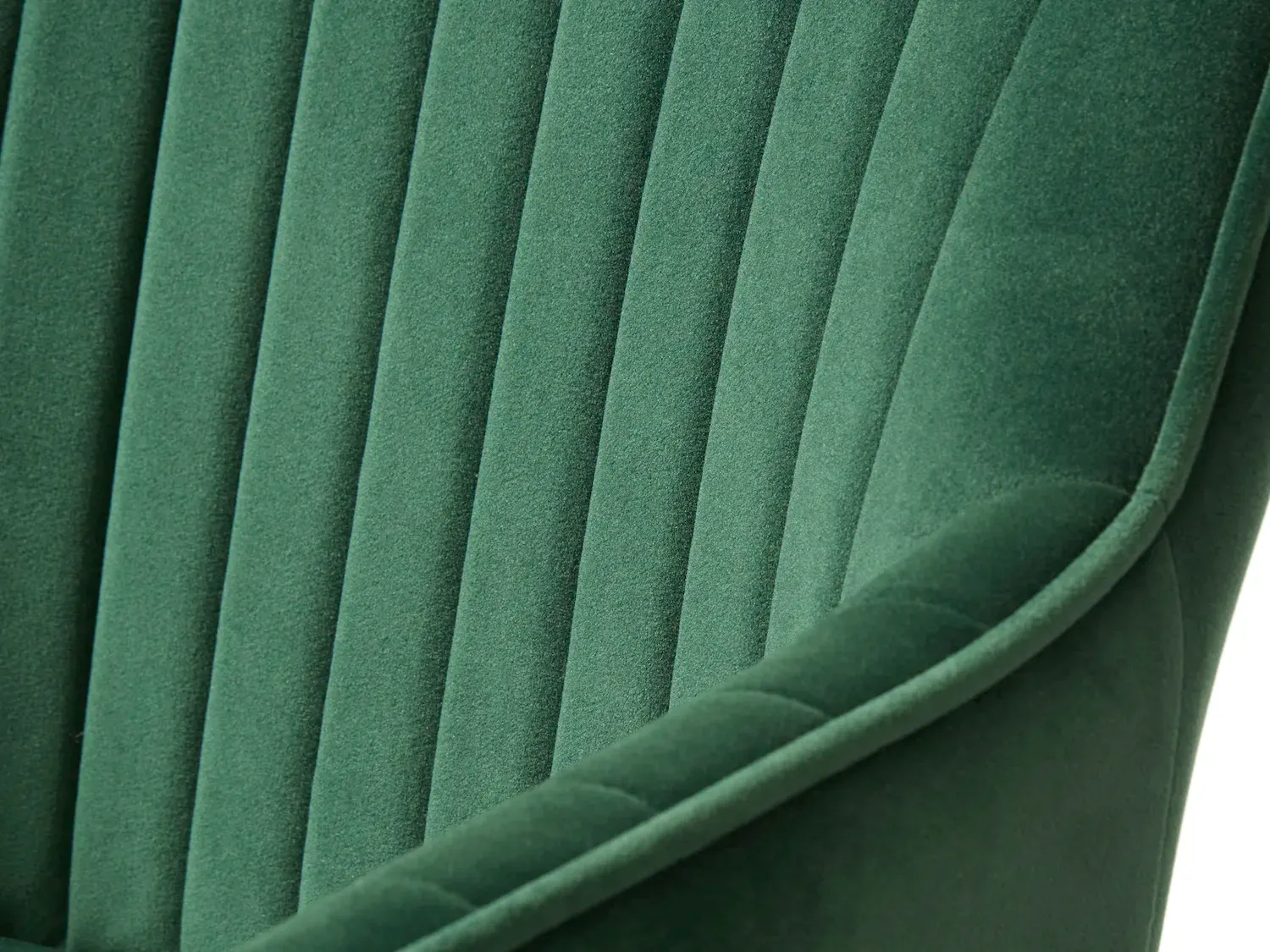 Krzesło tapicerowane MELFORT - zielone - UN_33510004