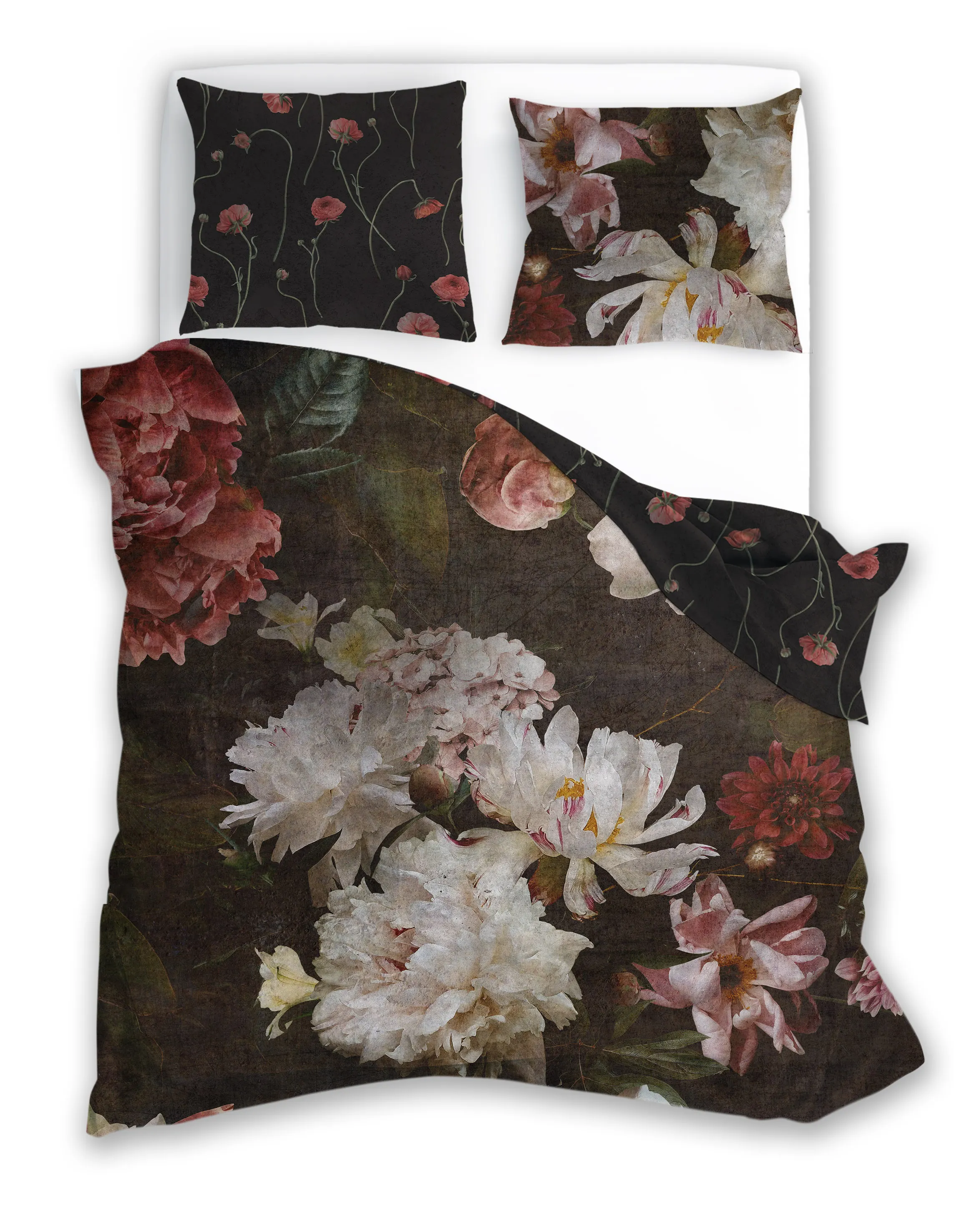 Pościel komplet NOBILE 006 satyna bawełniana 220x200+2x70X80 fotoprint wielokolorowy Poduszka, Wystrój domu, Sukienka, Odzież formalna, Suknia