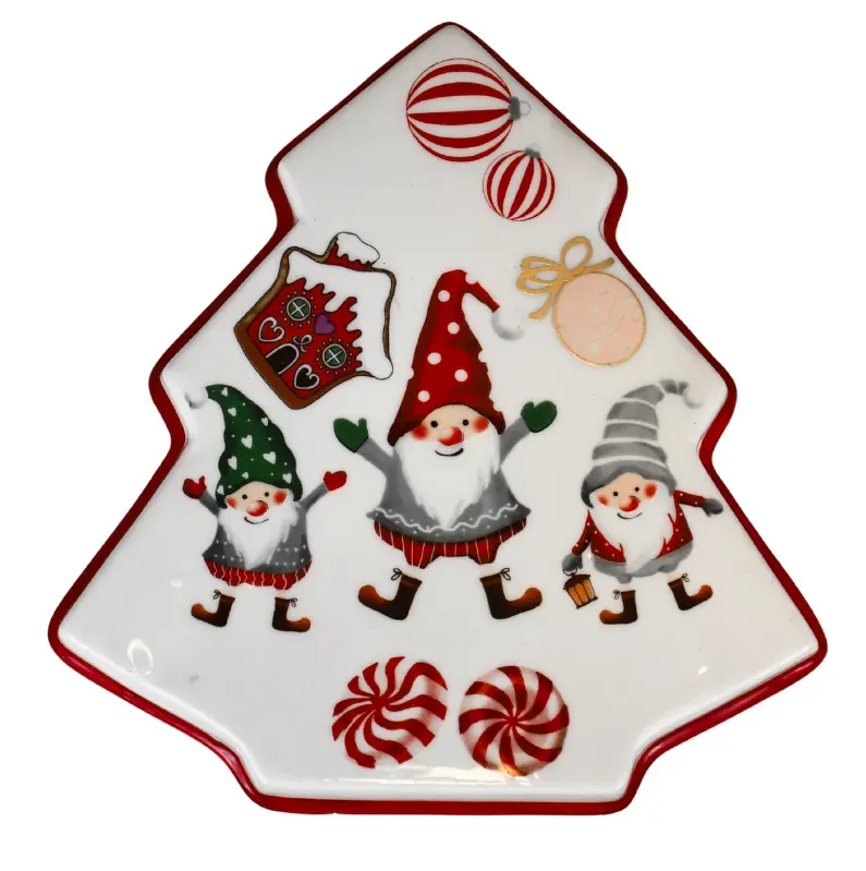 Pojemnik ceramiczny CHOINKA wielokolorowy