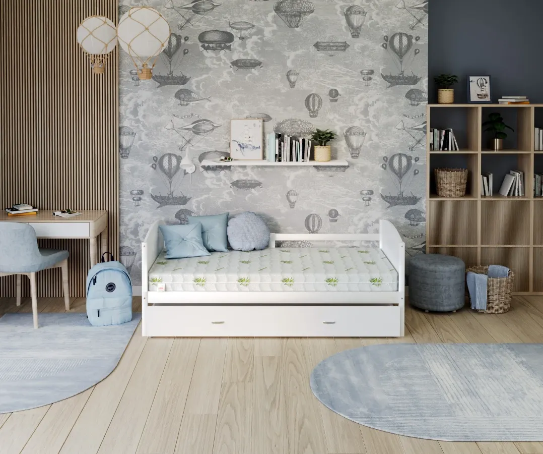 Materac piankowy SORRENTO - 90x200x11 - H2 średnio miękki / H4 twardy - FDM_5904323815073