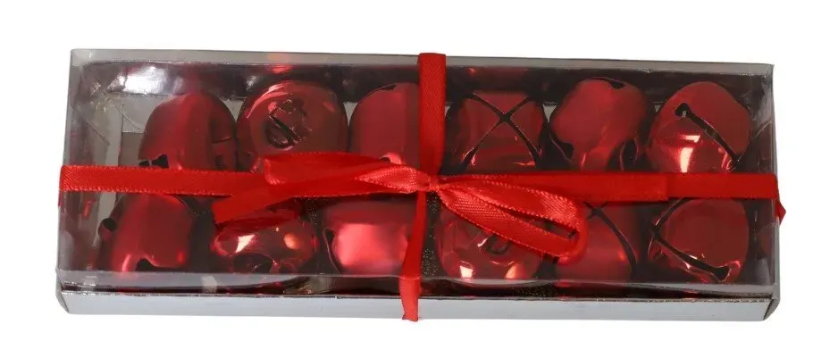 Komplet 12 dzwonków czerwonych 5644 Komplet 12 dzwonków czerwonych 5644