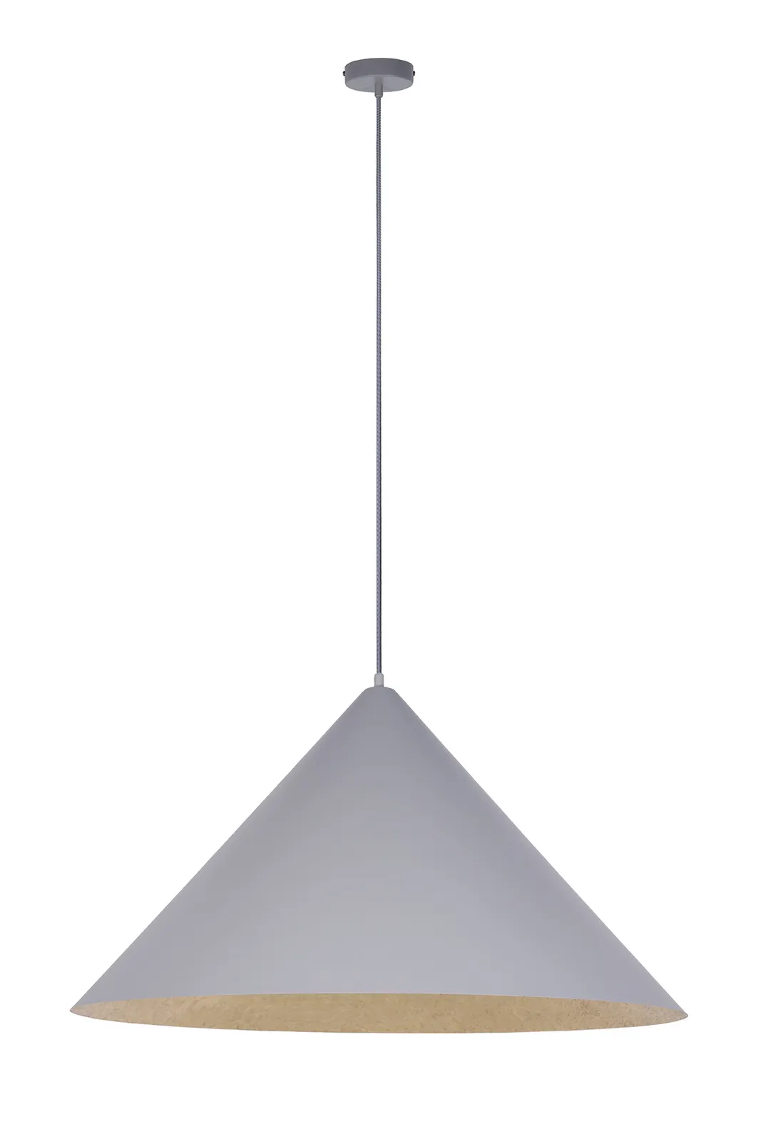 Lampa wisząca VESUVIO M szaro-złota