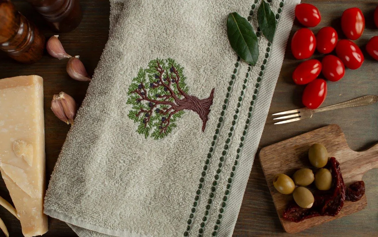 Ręczniki kuchenne 30x50 zestaw 3 szt. OLIWKI 003 - FARO_28549