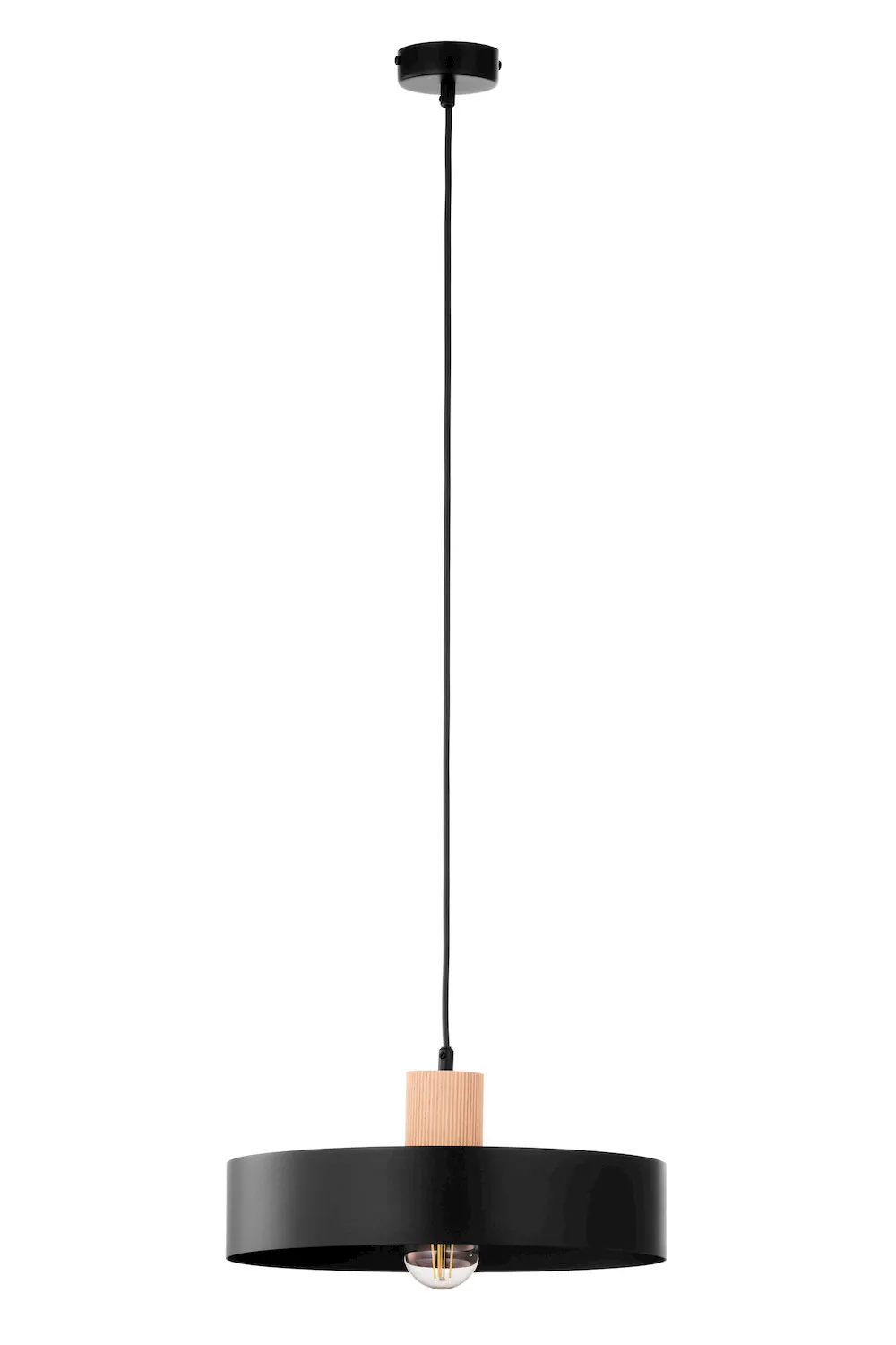 lampa wisząca, kolor czarny, metalowy kształt, metalowa lampa, główka żarówki