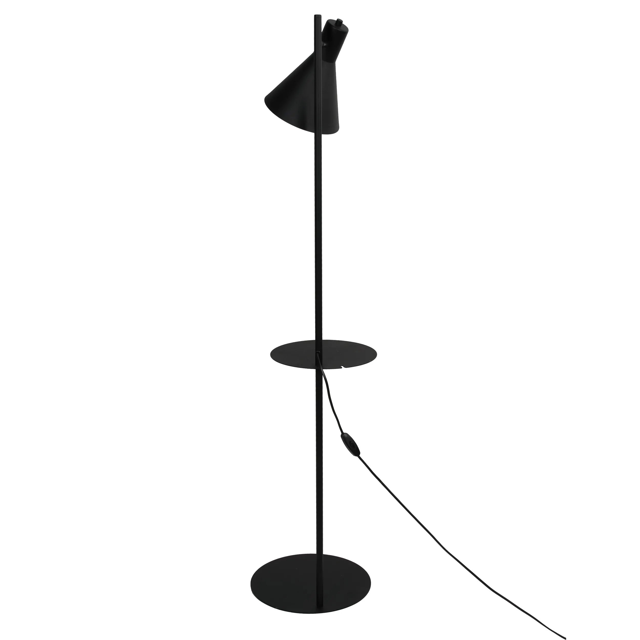 Lampa podłogowa JUMP metalowa z podstawką włącznikiem w przewodzie regulowana 138x30cm - TK_5864