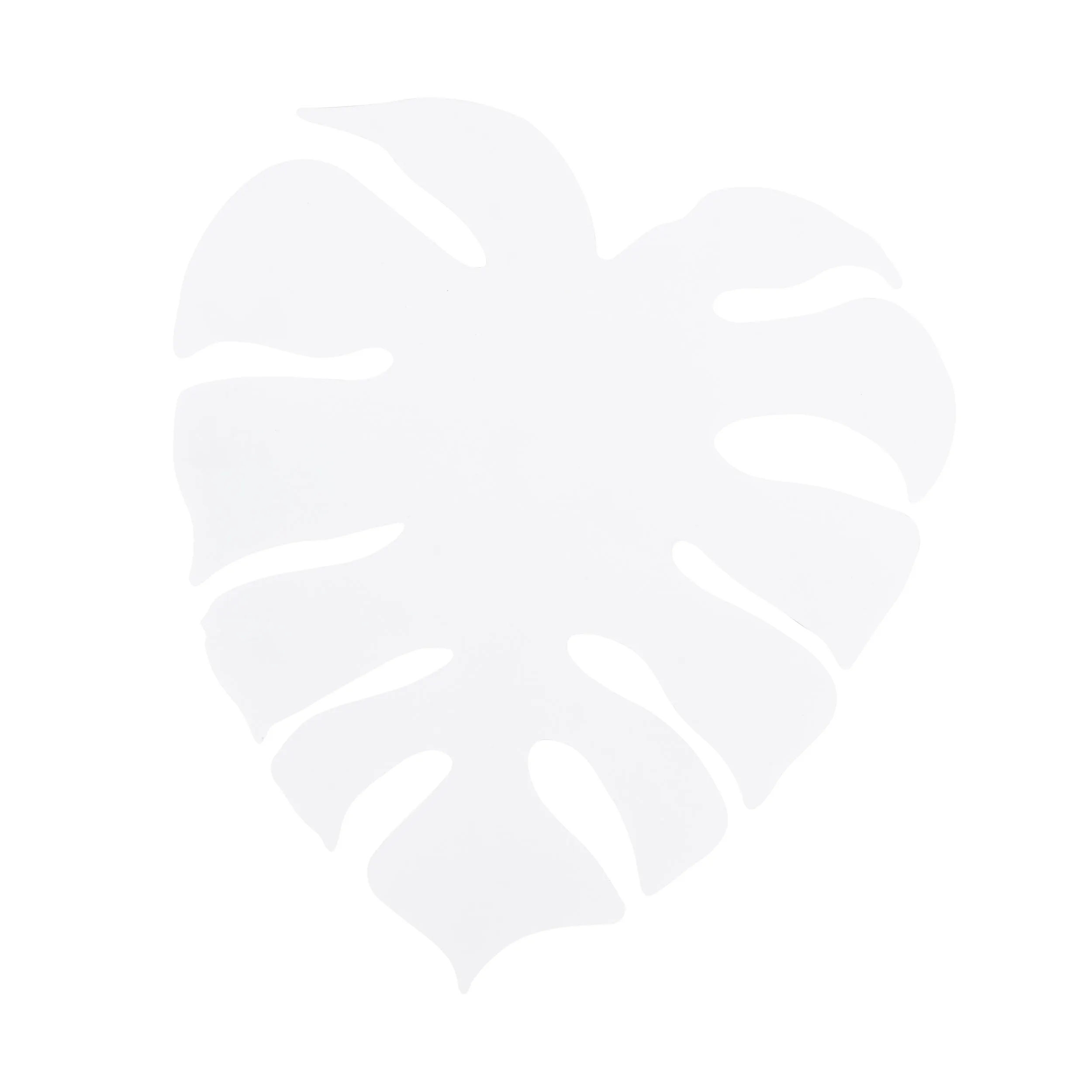 Kinkiet MONSTERA XL biały w kształcie liścia 54x49x4cm